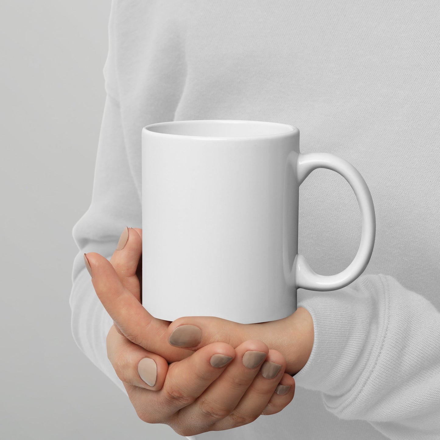 Native Plant Nut White Glossy Mug
