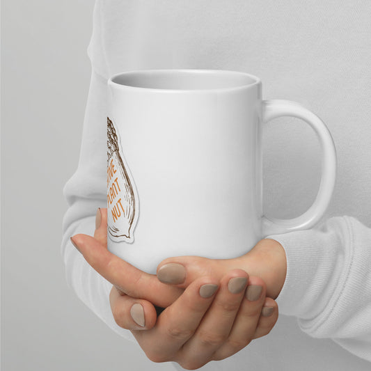 Native Plant Nut White Glossy Mug