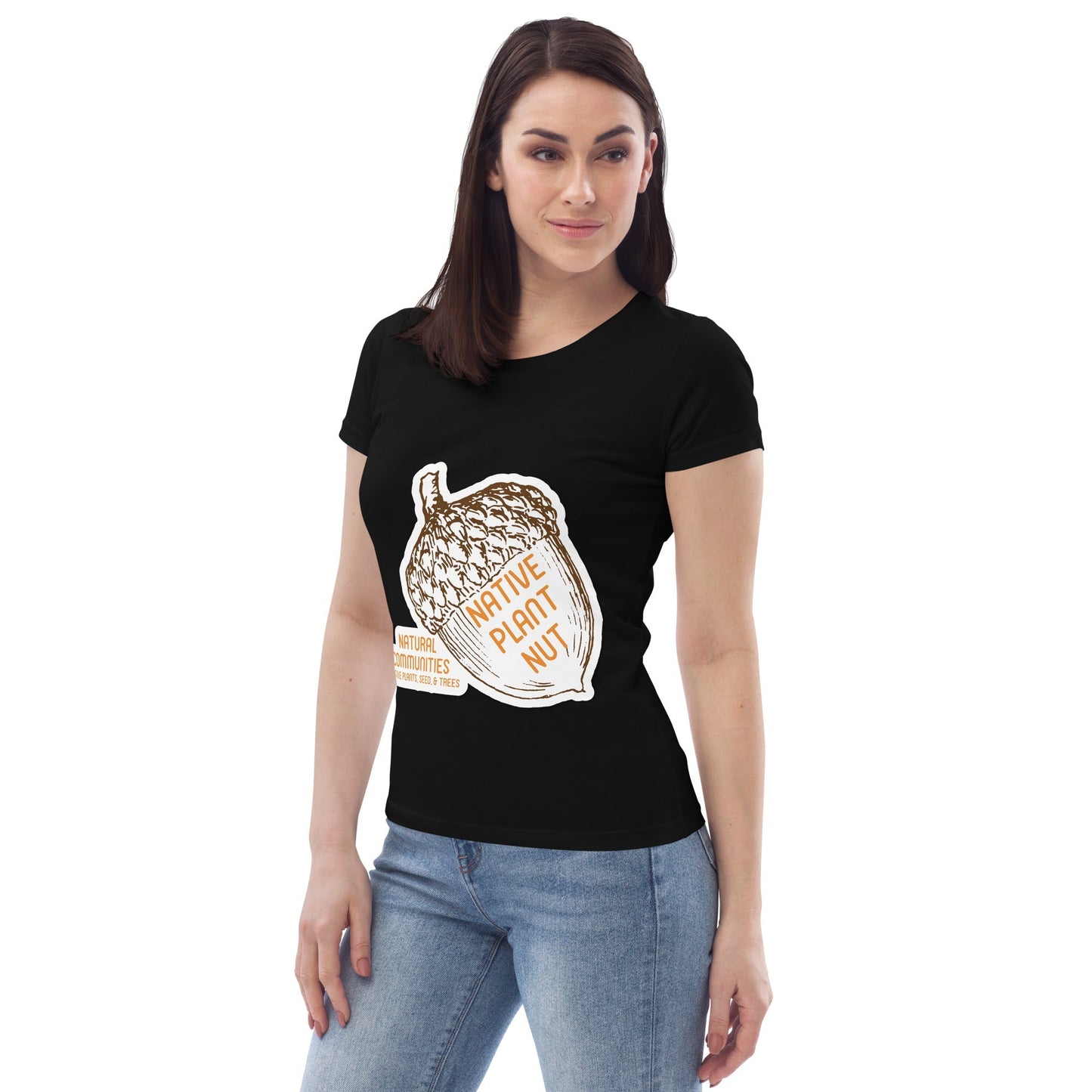 Native Plant Nut Women's Fitted Eco Tee
