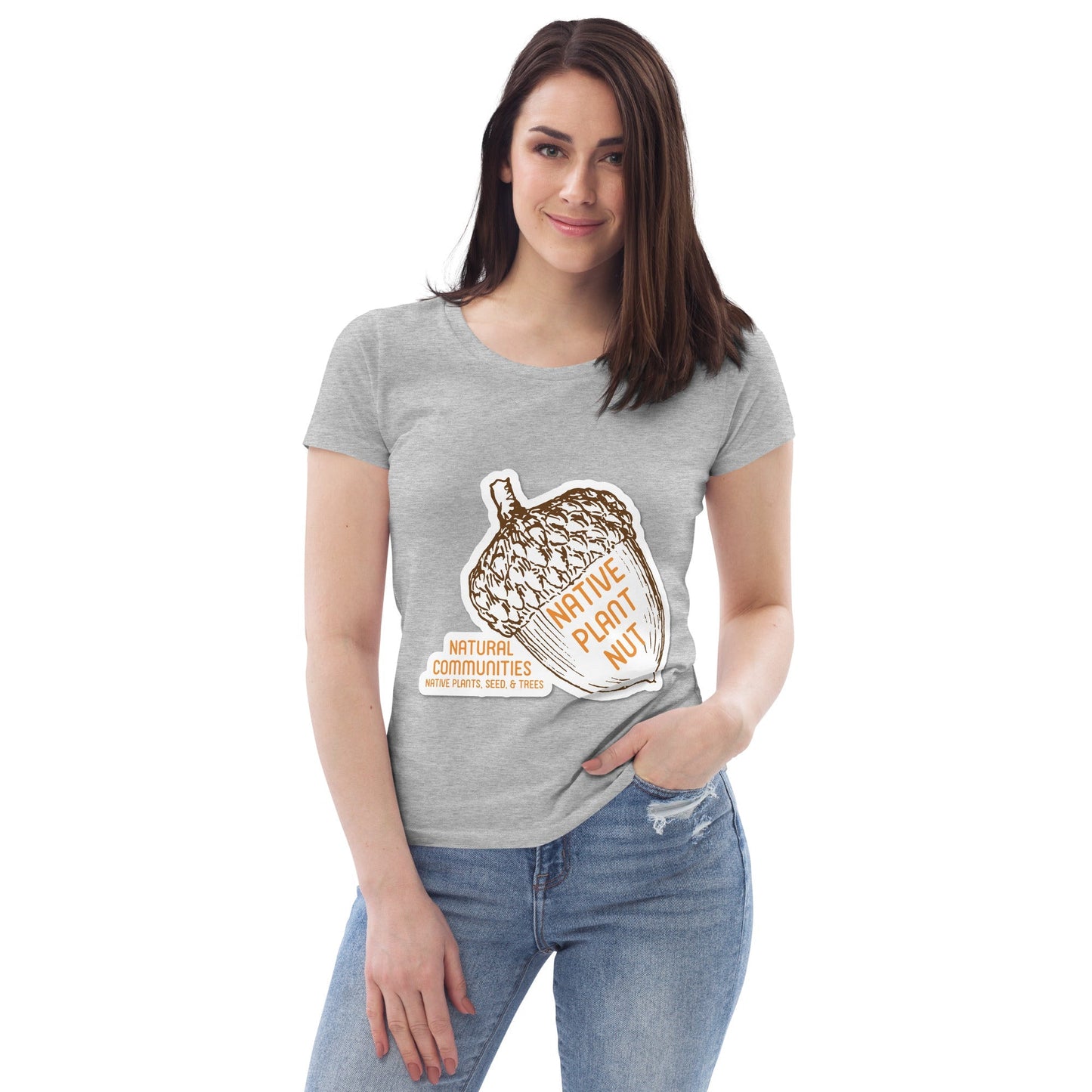 Native Plant Nut Women's Fitted Eco Tee