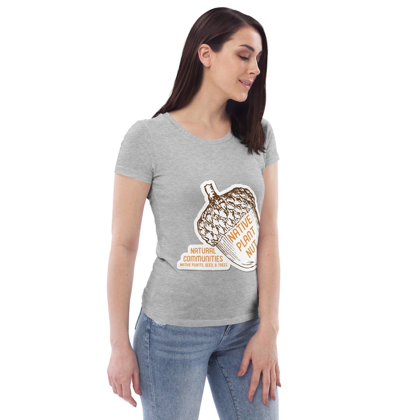 Native Plant Nut Women's Fitted Eco Tee