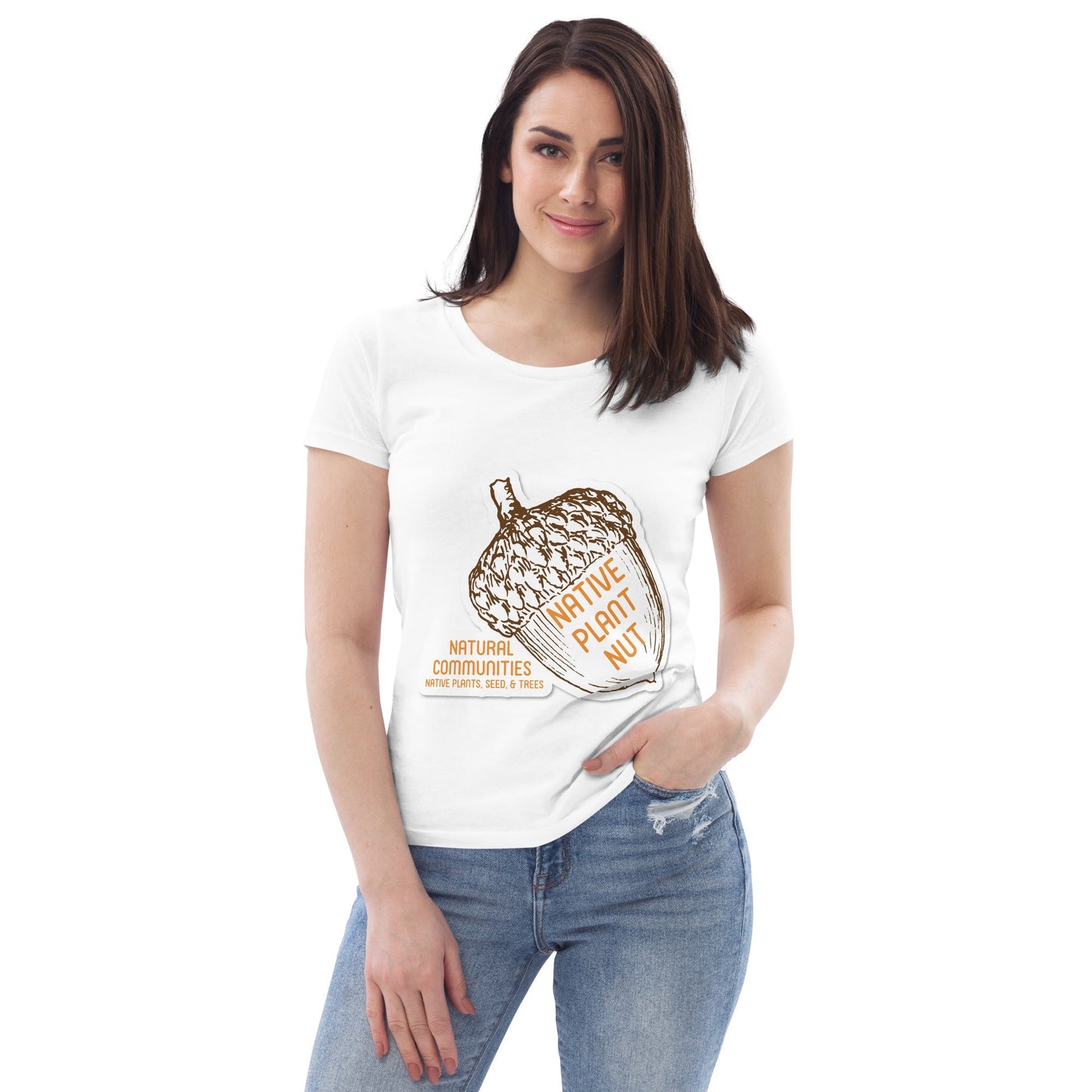 Native Plant Nut Women's Fitted Eco Tee