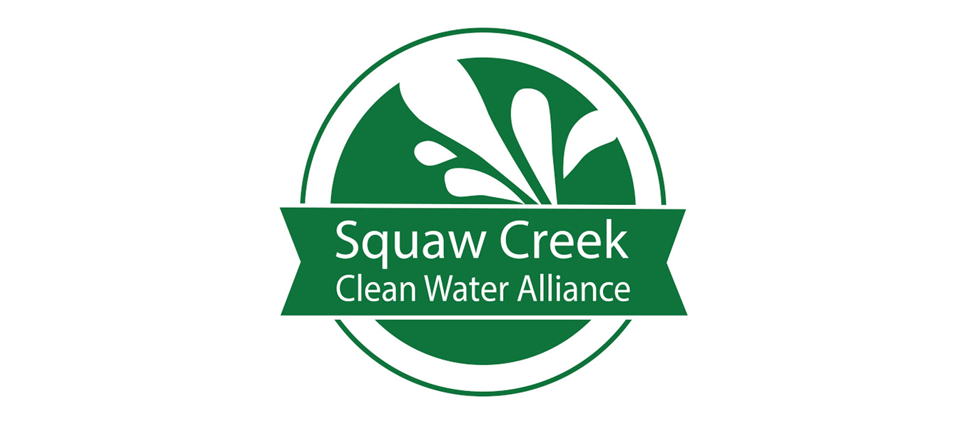 Squaw Creek Clean Water Alliance text logo