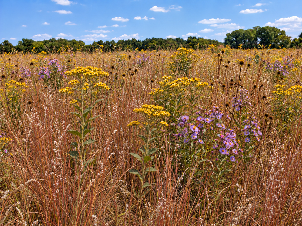 Representative edited fall view of the Shorter-Grass foundation.